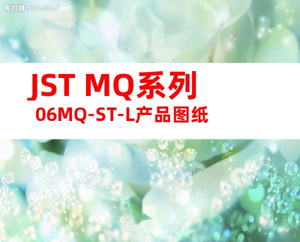 JST MQ系列 06MQ-ST-L产品图纸
